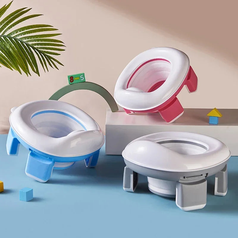 Assento sanitário portátil 3 em 1 para bebês