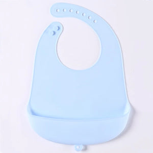 Babador de silicone à prova d'água para bebês