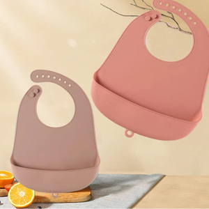 Babador de silicone à prova d'água para bebês