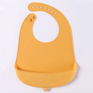 Babador de silicone à prova d'água para bebês