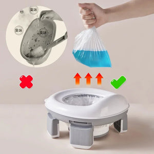 Assento sanitário portátil 3 em 1 para bebês