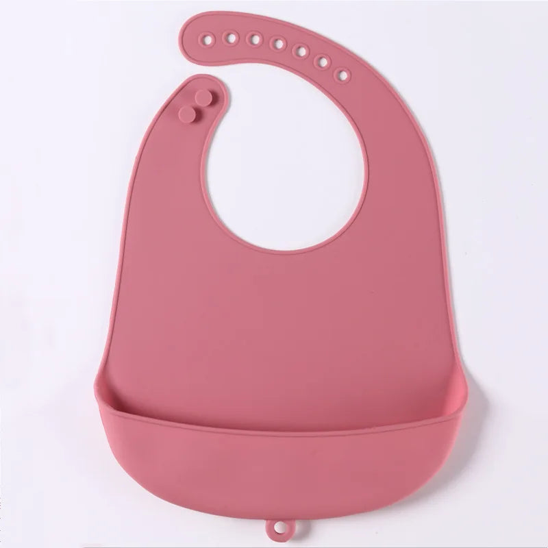 Babador de silicone à prova d'água para bebês