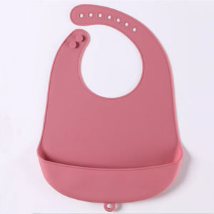 Babador de silicone à prova d'água para bebês
