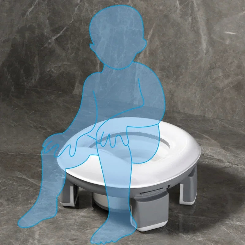 Assento sanitário portátil 3 em 1 para bebês