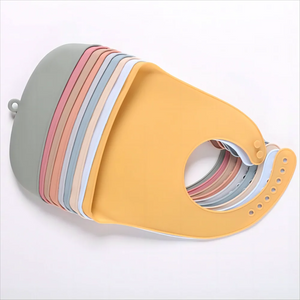 Babador de silicone à prova d'água para bebês