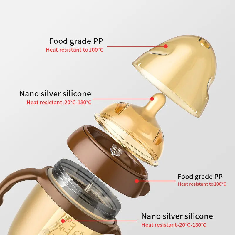 Mamadeira de nano silicone  anti cólica