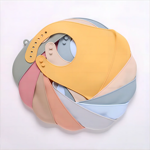 Babador de silicone à prova d'água para bebês