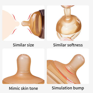 Mamadeira de nano silicone  anti cólica