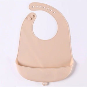 Babador de silicone à prova d'água para bebês