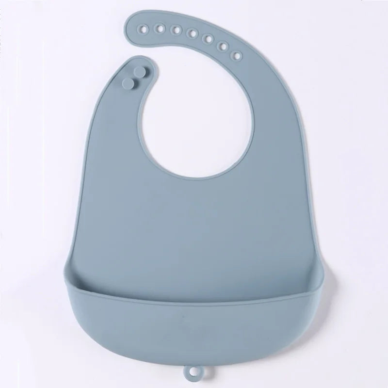 Babador de silicone à prova d'água para bebês