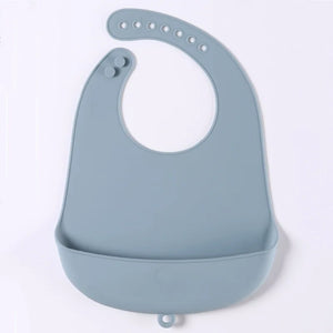 Babador de silicone à prova d'água para bebês