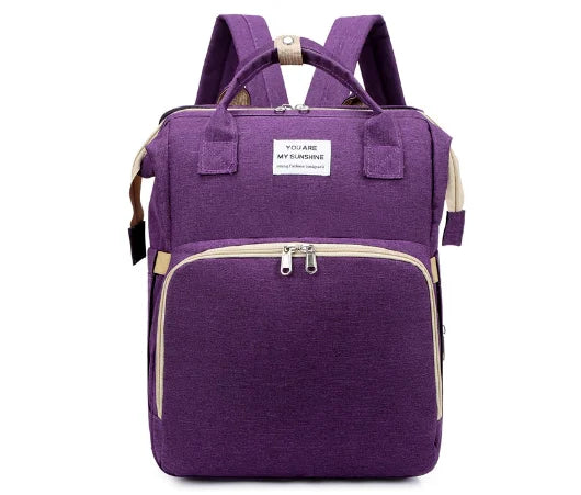 Mochila multi funções dobrável, com berço de bebê portátil